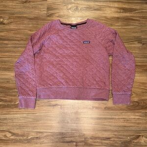 Patagonia Maroon Quilted Top size M